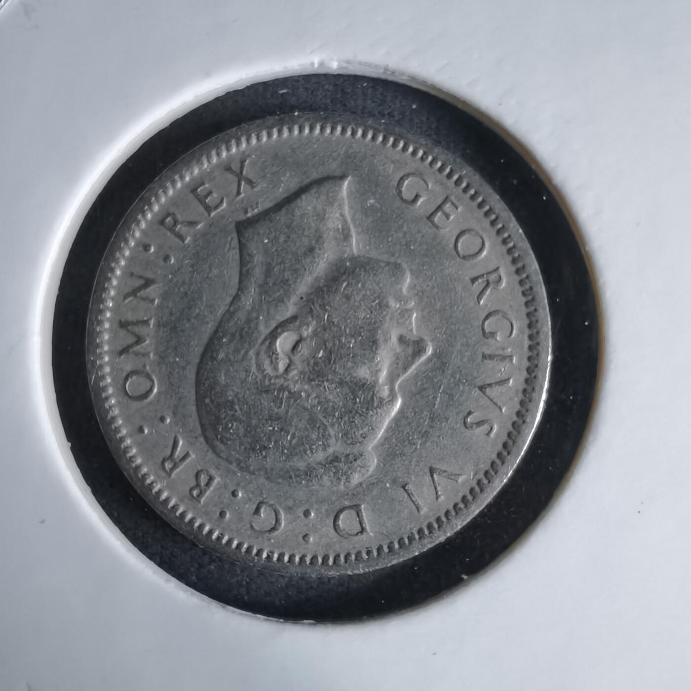 沼泽如烟--第992场 英国1948年6便士