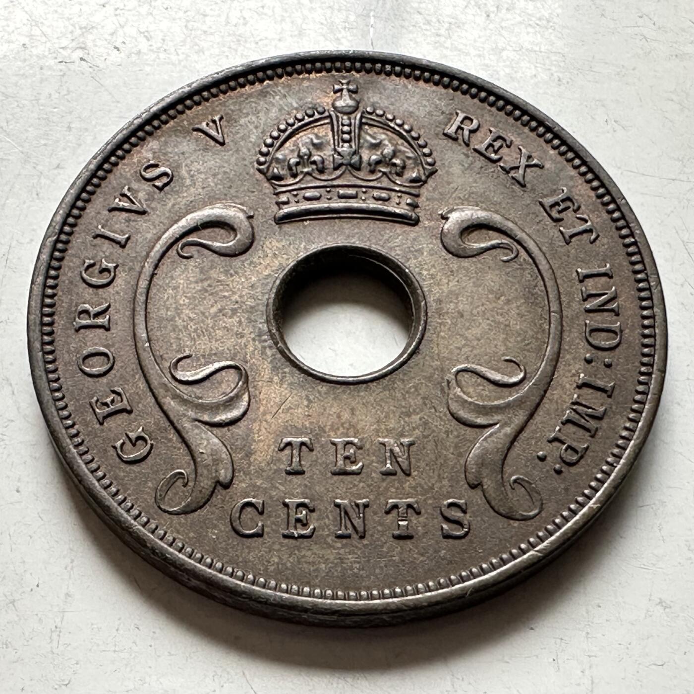 🌹外币初藏🌹🐯2026年第19场 快递已停，正月十五后再发 英属东非1933年10分