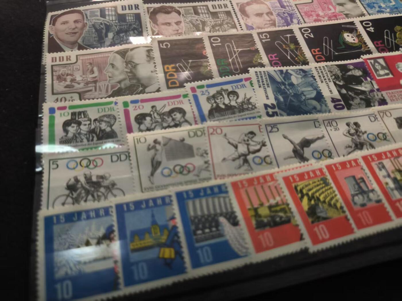 （450件拍品！制服徽章盛宴）罗岚⭐爱藏⭐年前甄选大拍场-店主清仓处理-分享拍场额外现金红包（实体经营） 民主德国邮票成套 一版