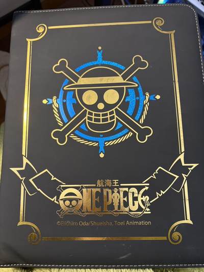 麦趣喜第二场(2月12号周四晚上20点截拍，专注买家市场，福利拉满)  - 【已绝版】海贼王整本卡册一本 送皮质卡册 品相完好