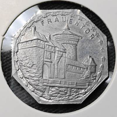 KK钱币收藏小铺  第397期 百期特怕（四拍之一） 2月预留时间 周末发货 -  ND(1919) 德紧纽伦堡-菲尔特 20芬尼铝币