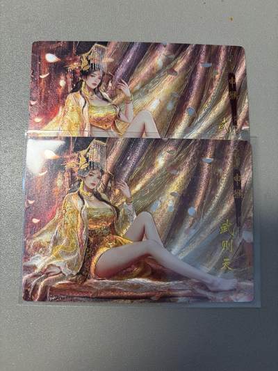 麦趣喜第二场(2月12号周四晚上20点截拍，专注买家市场，福利拉满)  - 【粗闪】十二御极 武则天 原画+异画 一对