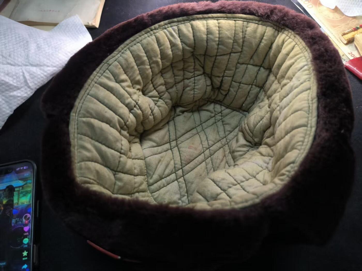 （450件拍品！制服徽章盛宴）罗岚⭐爱藏⭐年前甄选大拍场-店主清仓处理-分享拍场额外现金红包（实体经营） su-M65式陆早期斜纹棉帽 约58头围 原品帽徽