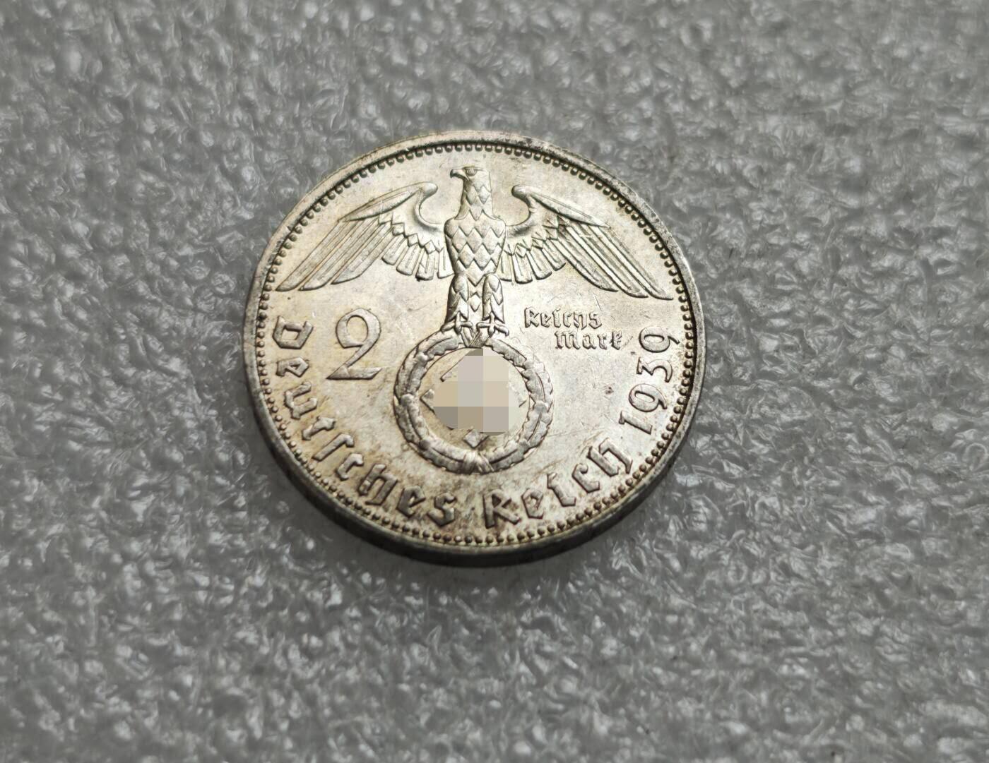 瓶子🏺第229期拍卖会[节后2月24日发货]  1939年德国兴登堡2马克银币