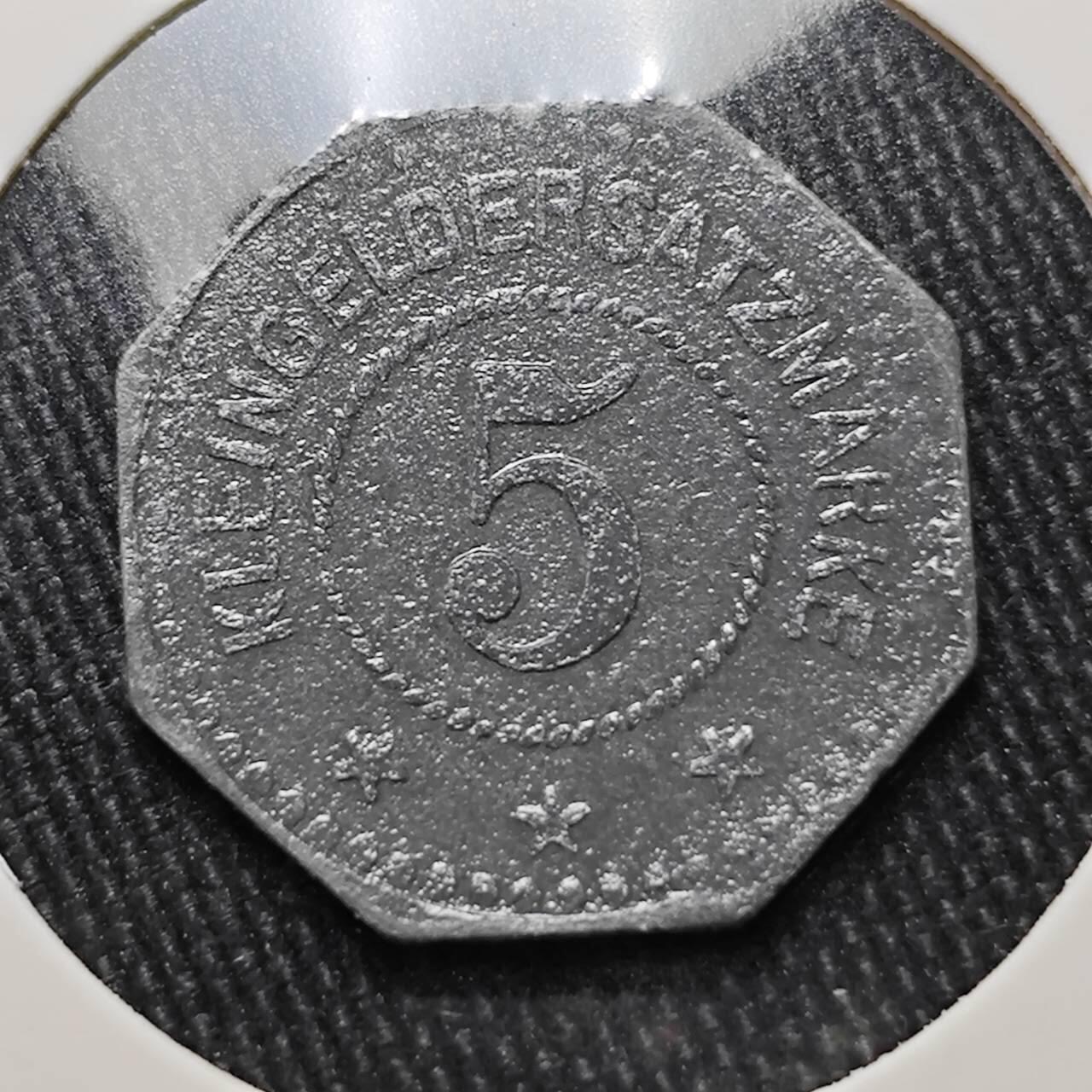 KK钱币收藏小铺  第392期  2月预留时间 周末发货 德紧 5芬尼代币