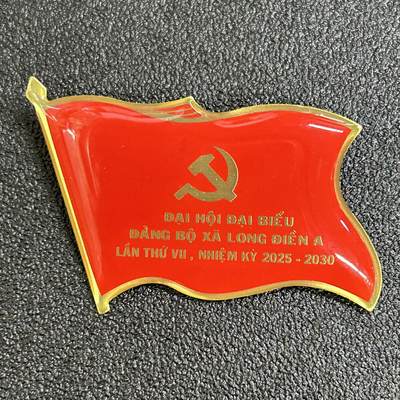 西秦中古拍卖第七十七期 2026马年新春专场 本场拍品年初九发出 - 越南龙田A乡第七届党代表大会证章 2025—2026年任期