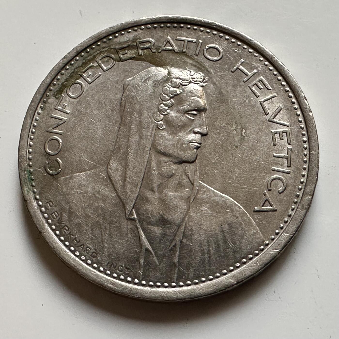 🌹外币初藏🌹🐯2026年第19场 快递已停，正月十五后再发 瑞士1968年5法郎