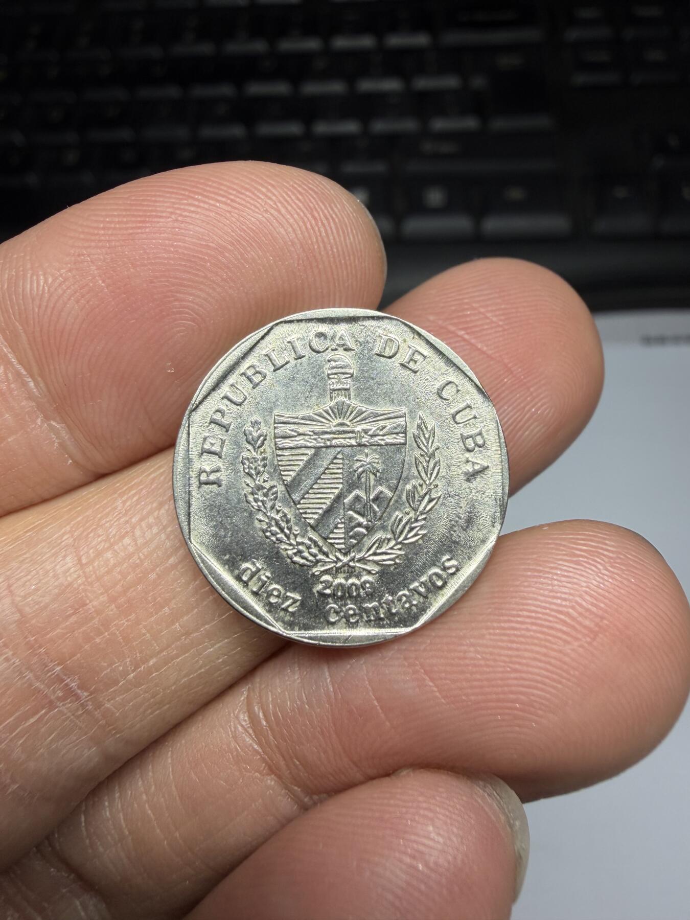 2025年集古藏今外币拍卖第二期-第7场—（总第307拍），可以寄存60天，满160元包邮。 2009年古巴10分