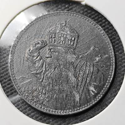 KK钱币收藏小铺  第397期 百期特拍（四拍之一） 2月预留时间 周末发货 -  1918 德紧巴德赖兴哈尔 50芬尼锌币