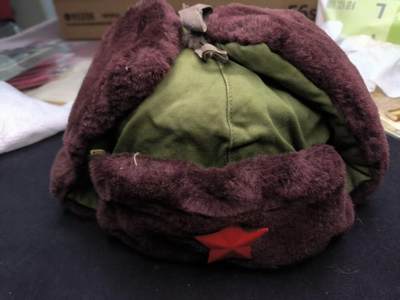 （450件拍品！制服徽章盛宴）罗岚⭐爱藏⭐年前甄选大拍场-店主清仓处理-分享拍场额外现金红包（实体经营） - su-M65式陆早期斜纹棉帽 约58头围 原品帽徽