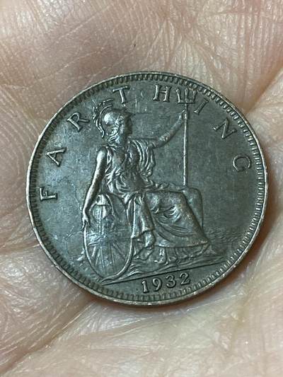 2026年第二十四场(总第一百九十三场）外国好品散币场(免佣金) - 好品–英国🇬🇧1932年1法新(乔治五世第三版)