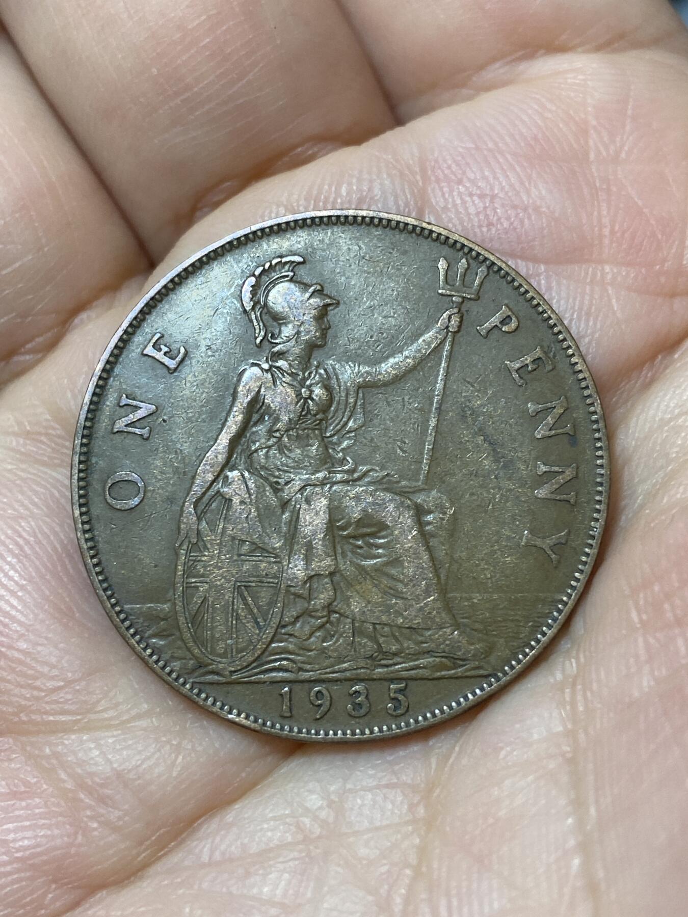 2026年第二十三场(总第一百九十二场）外国好品散币场(年后发货) 英国🇬🇧1935年1便士(乔治五世第三版)