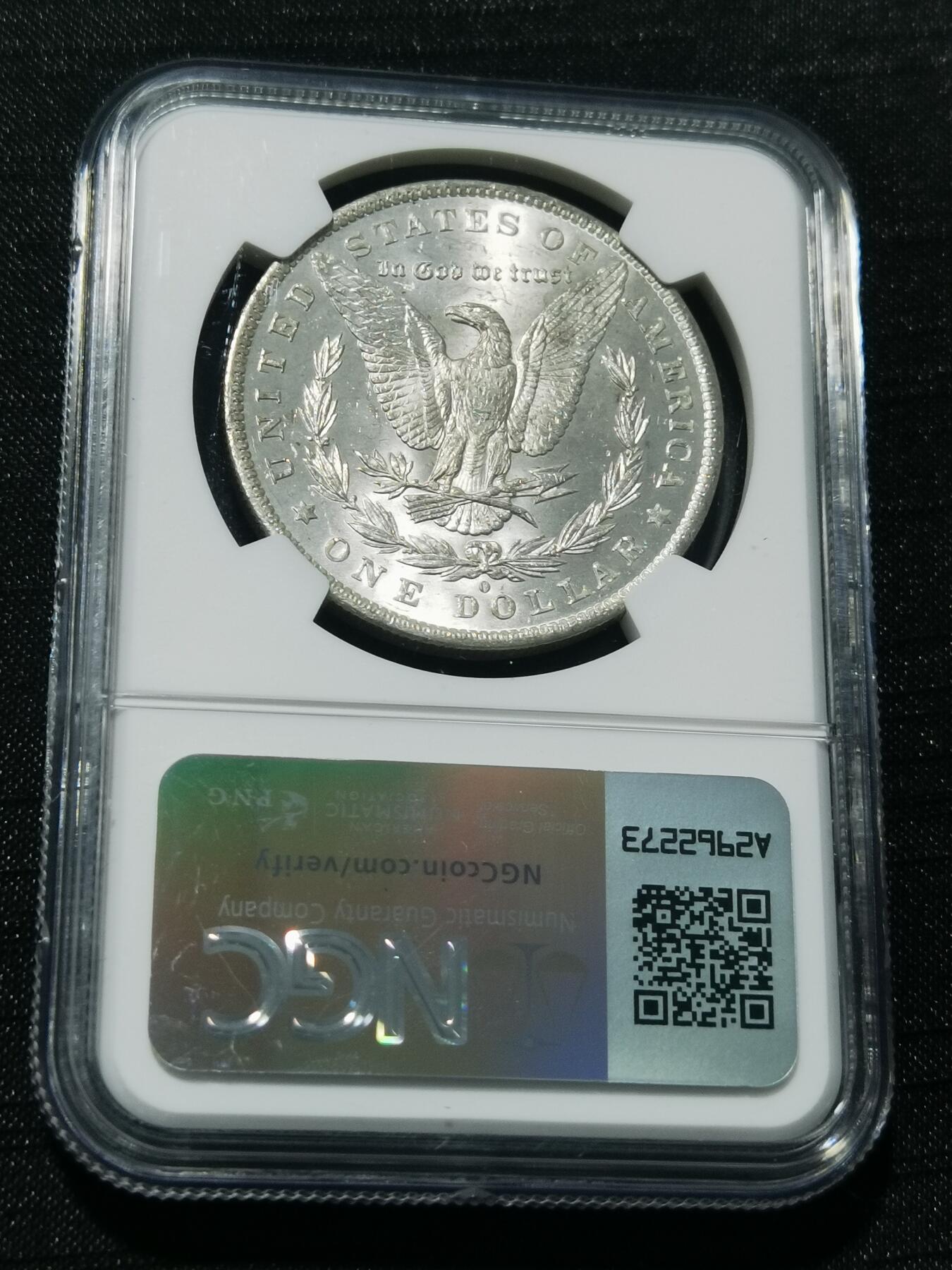 天下钱庄专场欢迎参拍 NGC MS62 1884美国摩根一美元银币