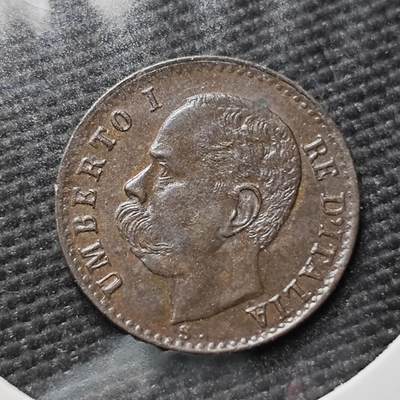 KK钱币收藏小铺  第397期 百期特怕（四拍之一） 2月预留时间 周末发货 -  1899意大利1分铜币