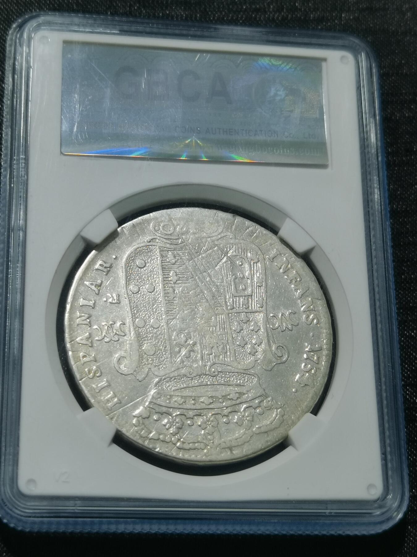 天下钱庄专场欢迎参拍 1754那不勒斯银币