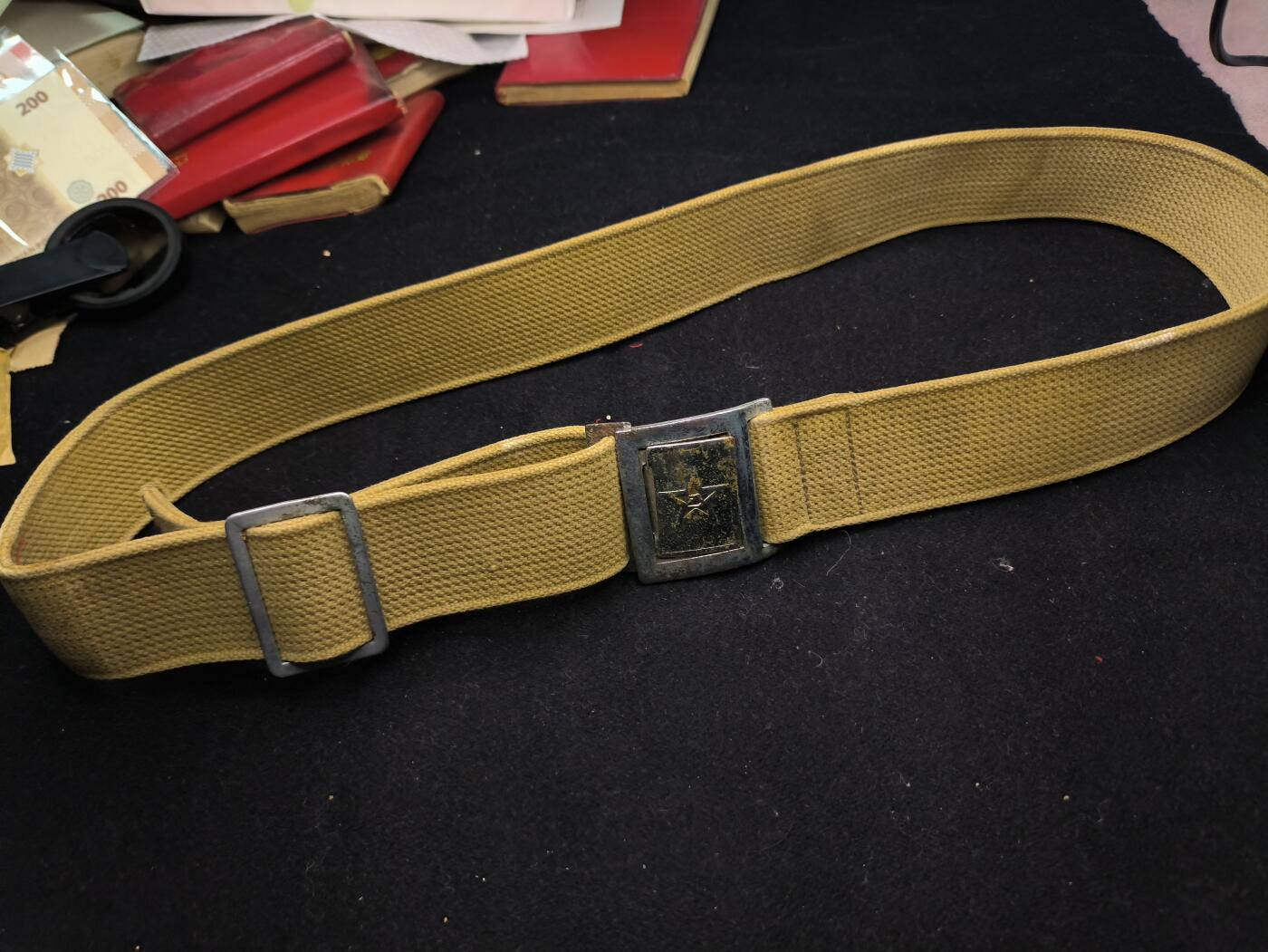 （450件拍品！制服徽章盛宴）罗岚⭐爱藏⭐年前甄选大拍场-店主清仓处理-分享拍场额外现金红包（实体经营） su-M55式陆士兵腰带 （早期紧袖口时期镀铬版本 好品少见）