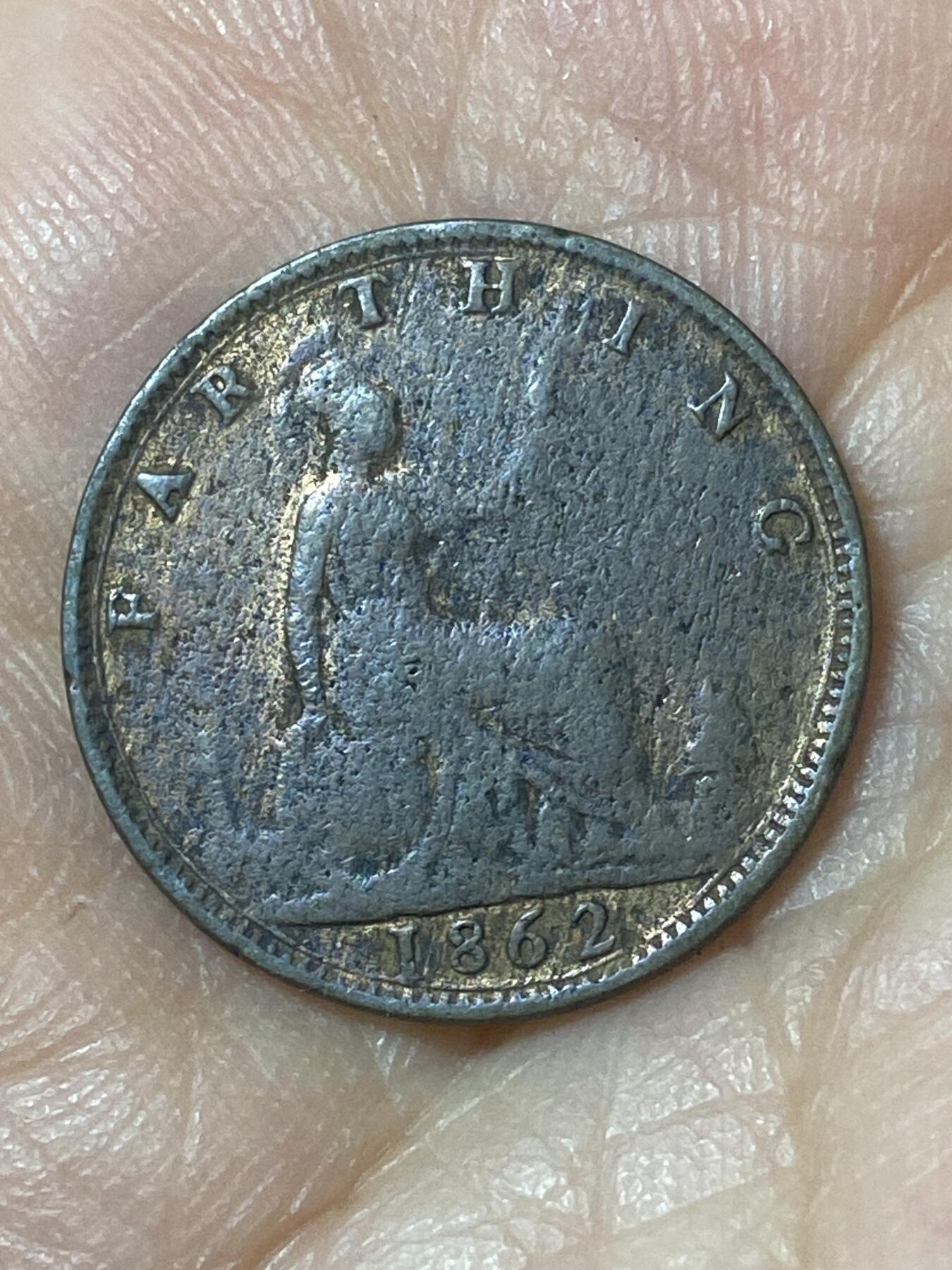 2026年第二十四场(总第一百九十三场）外国好品散币场(免佣金) 英国🇬🇧1862年1法新(维多利亚女王中年桂冠)