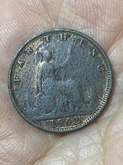 2026年第二十四场(总第一百九十三场）外国好品散币场(免佣金) - 英国🇬🇧1862年1法新(维多利亚女王中年桂冠)