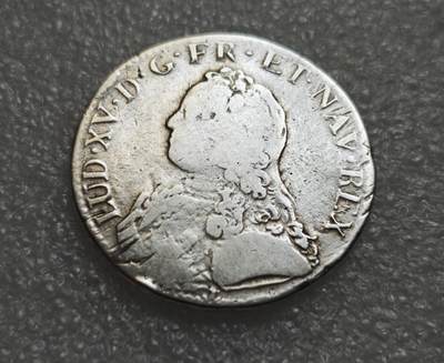 瓶子🏺第229期拍卖会[节后2月24日发货] -  法国波旁王朝路易十五1733年1埃居大银币  28.3克