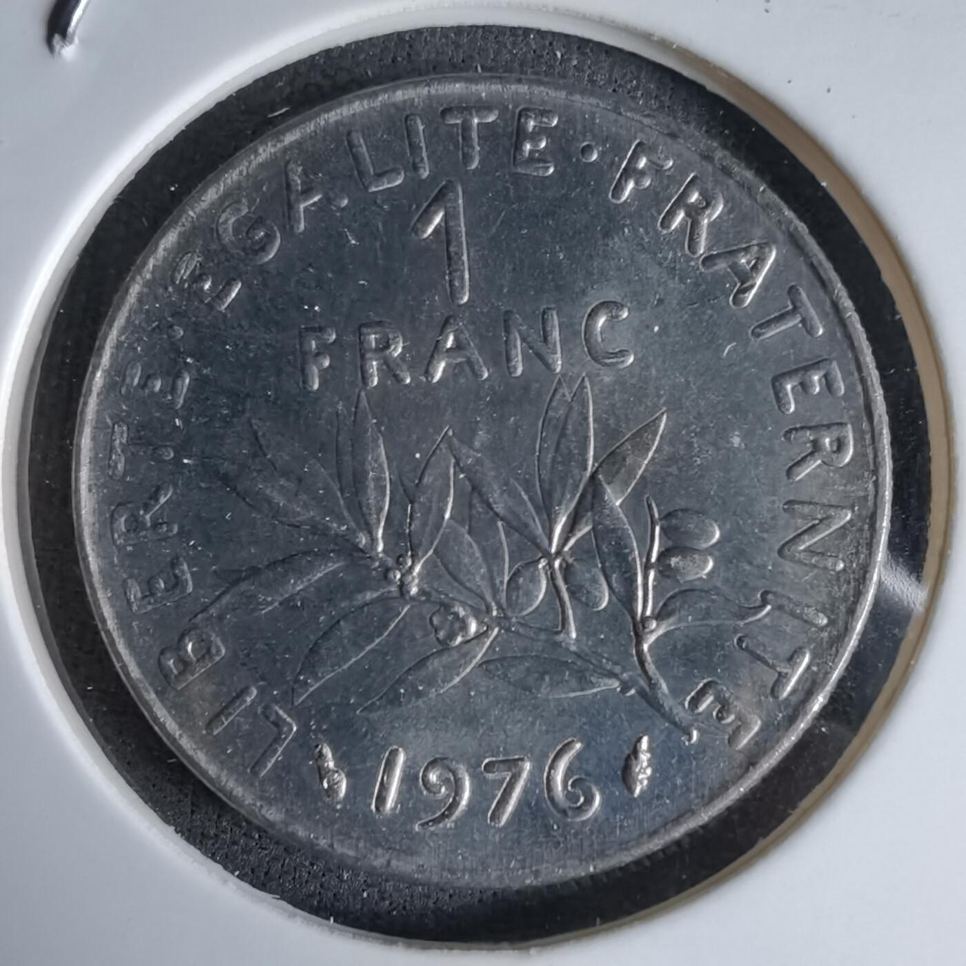 沼泽如烟--第992场 法国1976年1法郎