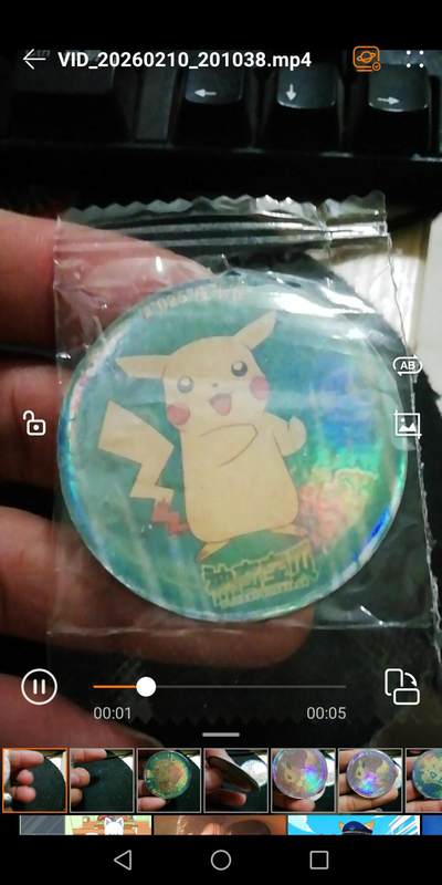 神奇宝贝比卡丘闪卡水晶圆卡 - 神奇宝贝比卡丘闪卡水晶圆卡