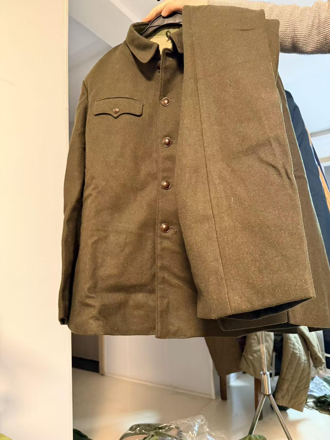 （450件拍品！制服徽章盛宴）罗岚⭐爱藏⭐年前甄选大拍场-店主清仓处理-分享拍场额外现金红包（实体经营） su-M65式陆船运麦尔登呢服 全新原套1号尺码  冬季完美出片  101、小王同款