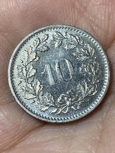 2026年第二十四场(总第一百九十三场）外国好品散币场(免佣金) - 瑞士🇨🇭1975年10拉彭(第二版，无标版)