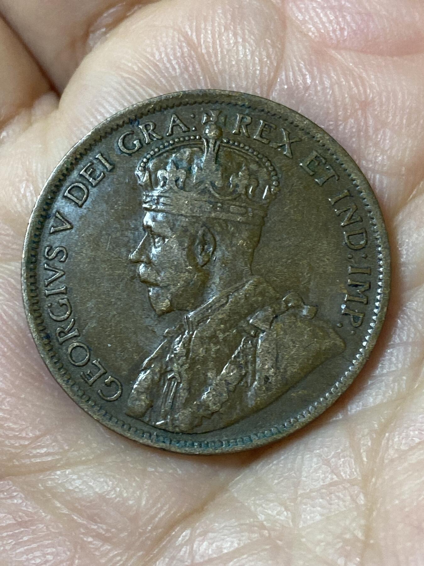 2026年第二十三场(总第一百九十二场）外国好品散币场(年后发货) 流通好品–加拿大🇨🇦1916年1分(乔治五世第二版)