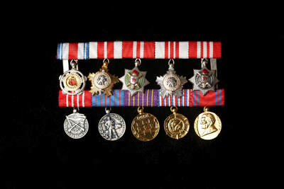 欢庆春节！戎马世界章牌大赏第111期春节大拍 - 南斯拉夫mini十联略，非常少见的mini大联排