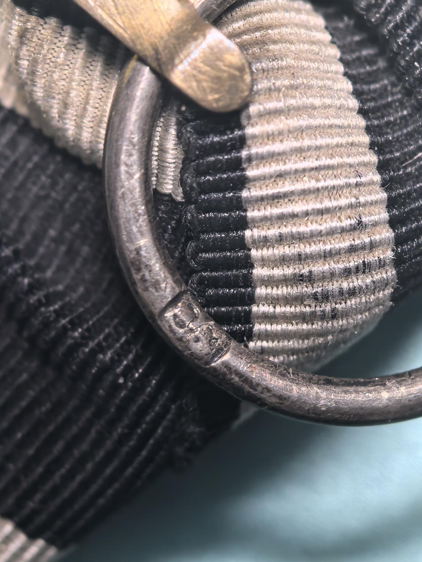 欢庆春节！戎马世界章牌大赏第111期春节大拍 德国一战二级铁十字勋章 环打标，漆面轻微瑕疵