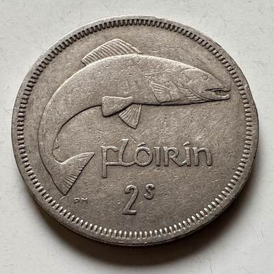 🌹外币初藏🌹🐯2026年第19场 快递已停，正月十五后再发 - 爱尔兰1966年一弗洛林