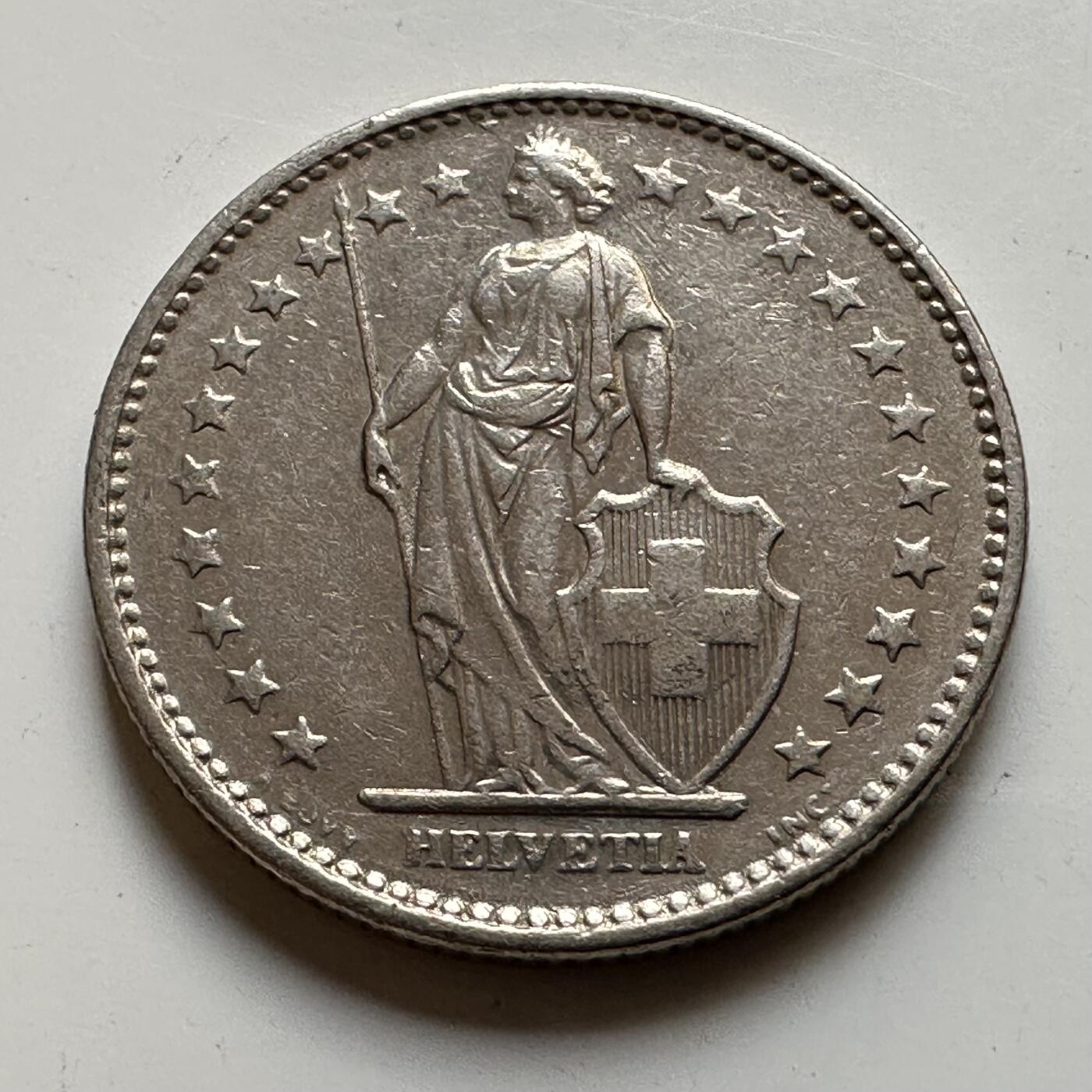 🌹外币初藏🌹🐯2026年第19场 快递已停，正月十五后再发 瑞士1968年2法郎