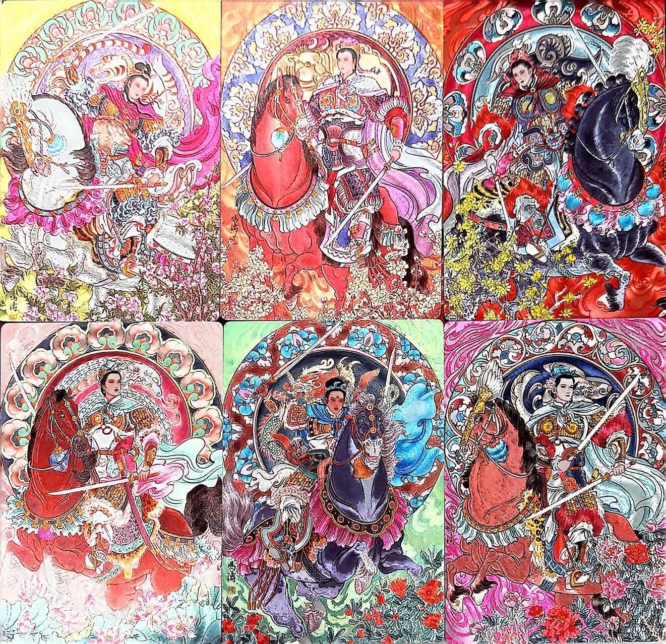 麦趣喜第二场(2月12号周四晚上20点截拍，专注买家市场，福利拉满)  扈裳元宸 冯涛老师作品 一套 半粗