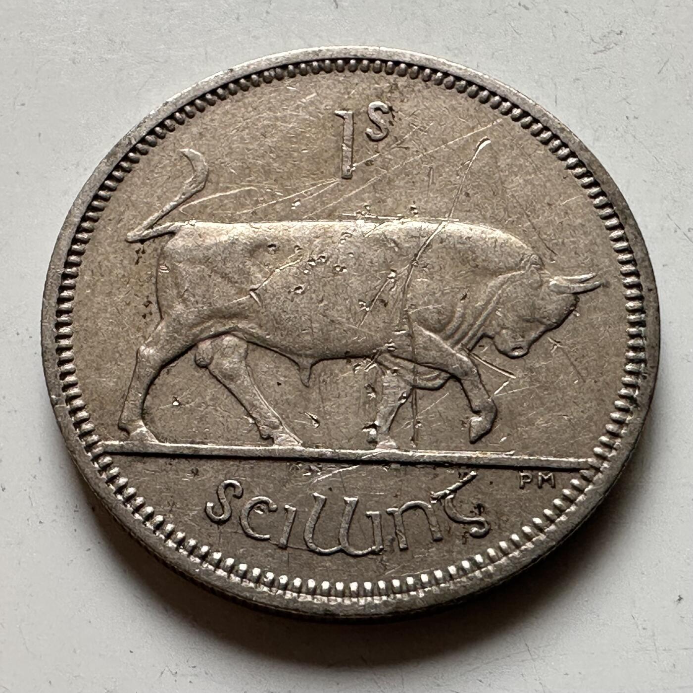 🌹外币初藏🌹🐯2026年第19场 快递已停，正月十五后再发 爱尔兰1962年一先令 b