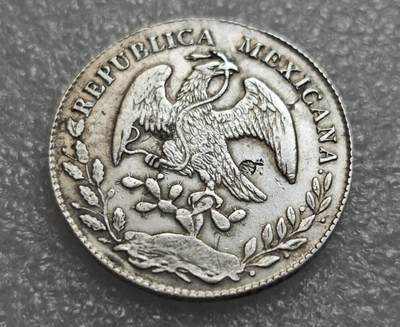 瓶子🏺第229期拍卖会[节后2月24日发货] -  墨西哥鹰洋1876年P版  27克  带稀少戳记