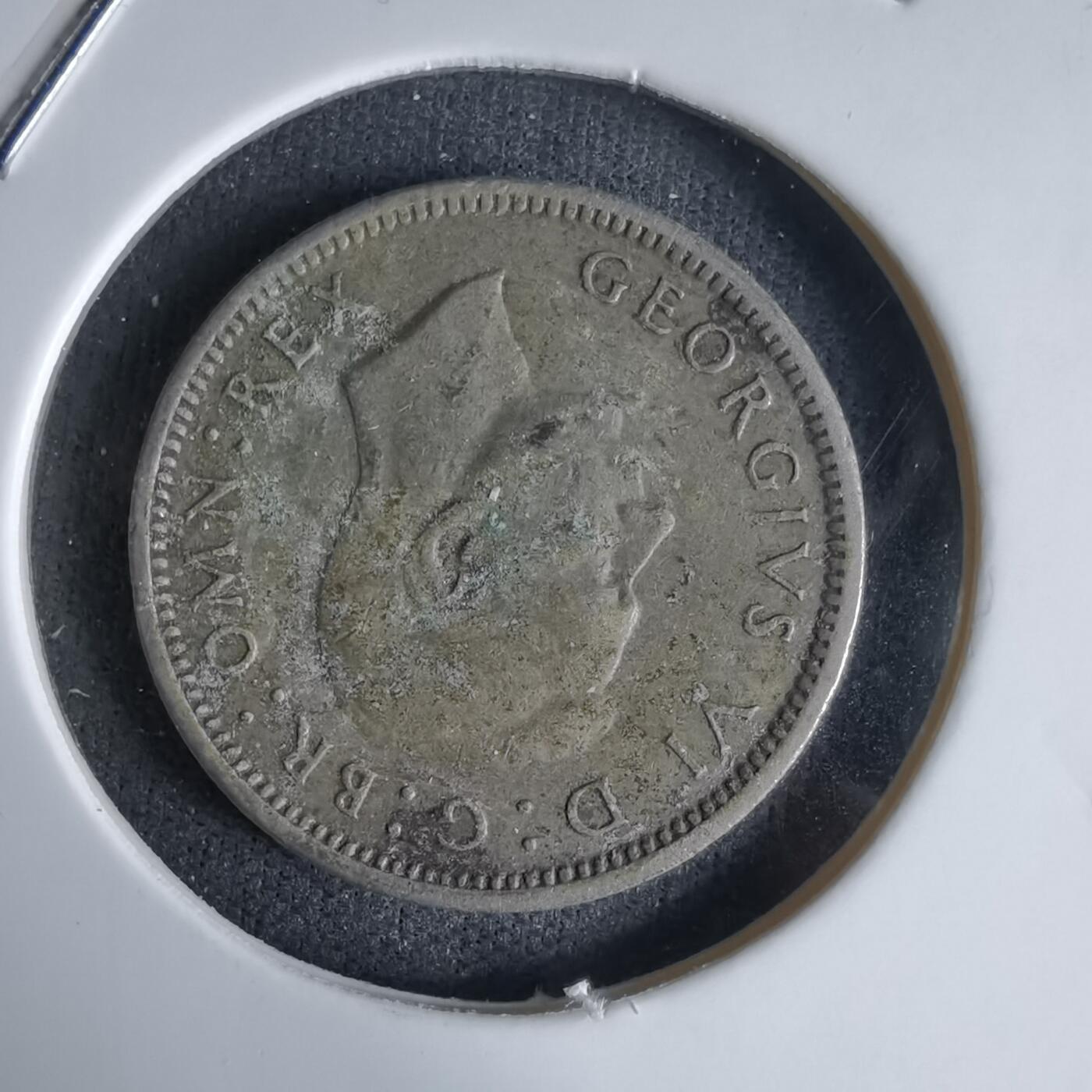 沼泽如烟--第992场 英国1949年6便士