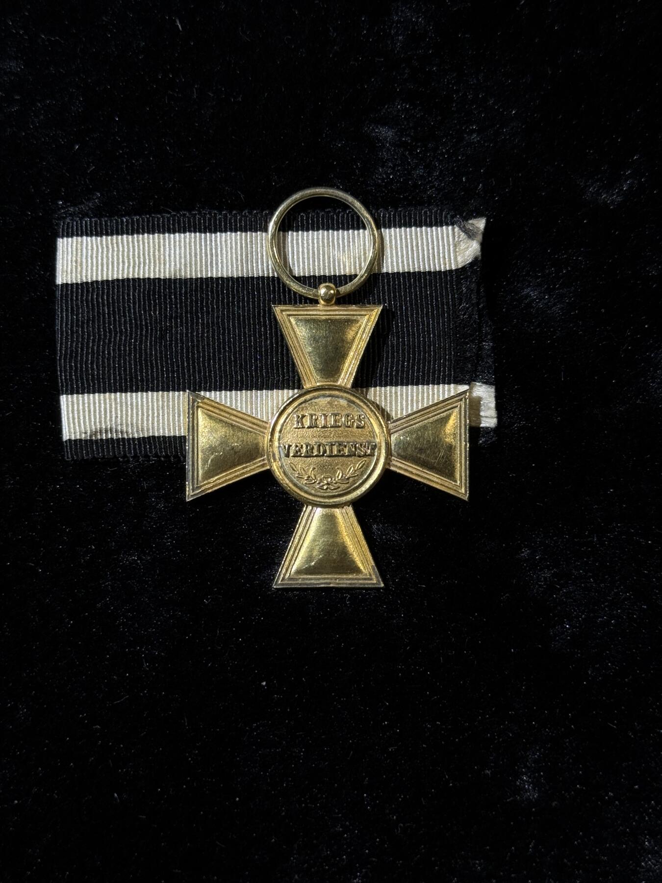 欢庆春节！戎马世界章牌大赏第111期春节大拍 德意志帝国军事功勋十字，银制，有W标与银标，存疑，详细见下方介绍