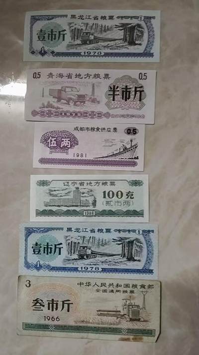 祥泰嘉鸿乙巳年末拍卖会 - 粮票一组