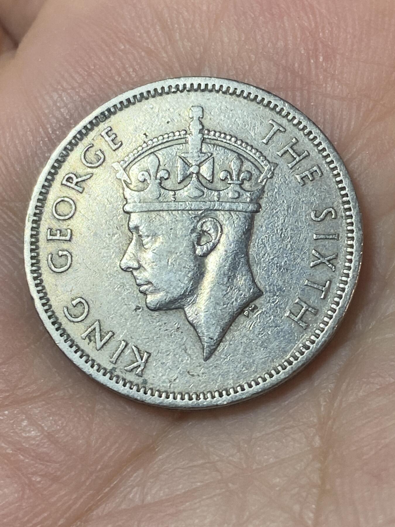 2026年第二十四场(总第一百九十三场）外国好品散币场(免佣金) 英属毛里求斯1950年半卢比(乔治六世第三版)