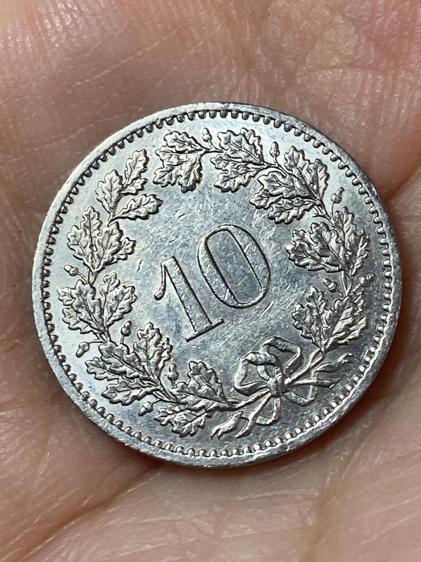 2026年第二十四场(总第一百九十三场）外国好品散币场(免佣金) 瑞士🇨🇭1983年10拉彭(第二版，无标版)