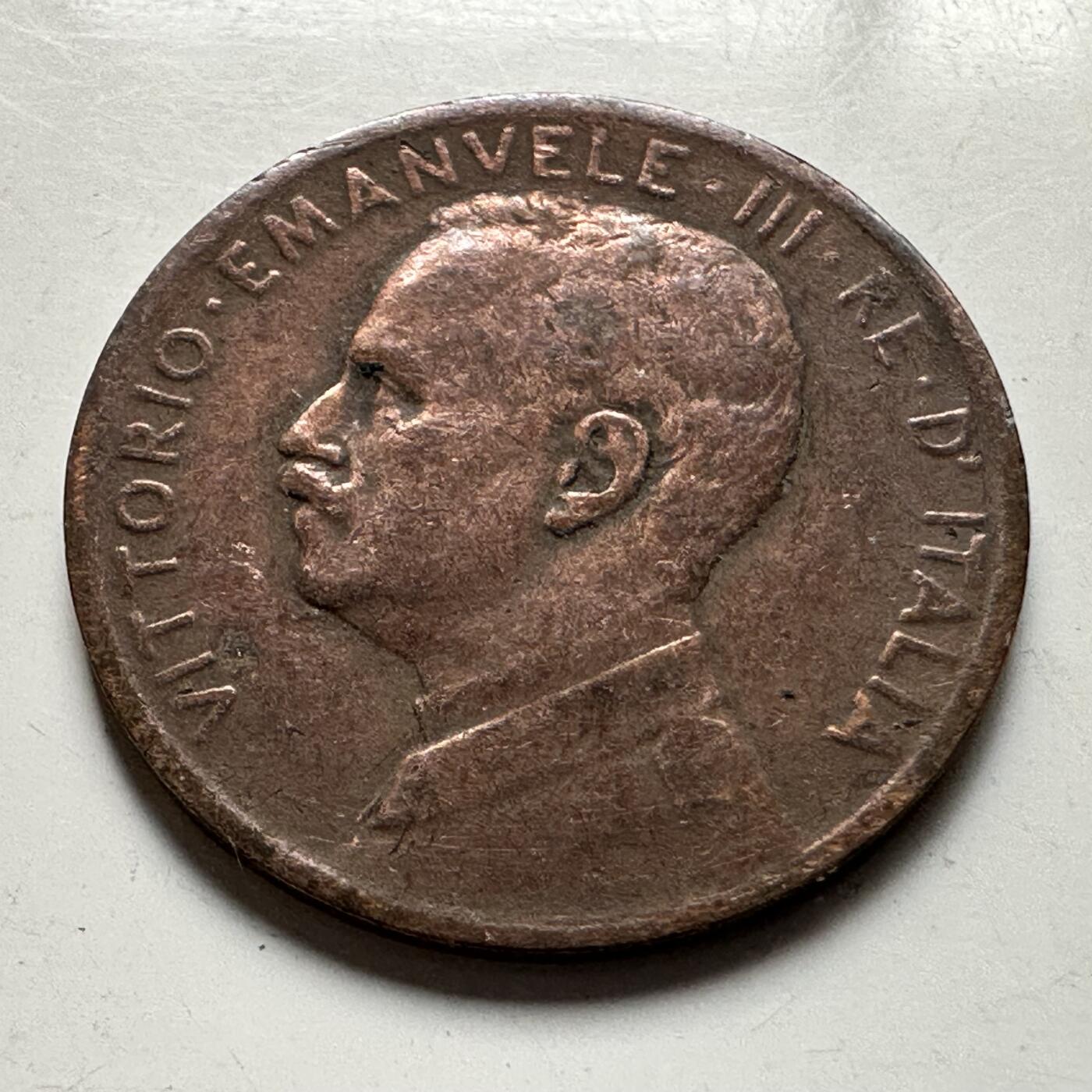 🌹外币初藏🌹🐯2026年第19场 快递已停，正月十五后再发 意大利1909年一分