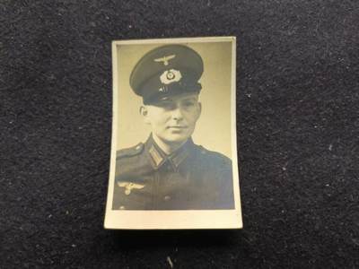 （450件拍品！制服徽章盛宴）罗岚⭐爱藏⭐年前甄选大拍场-店主清仓处理-分享拍场额外现金红包（实体经营） - 德意志第三帝国国防军帅哥军人照片  背面带信息