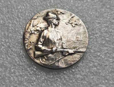 瓶子🏺第229期拍卖会[节后2月24日发货] -  1904年瑞士圣加仑射击节银章  33毫米  16克