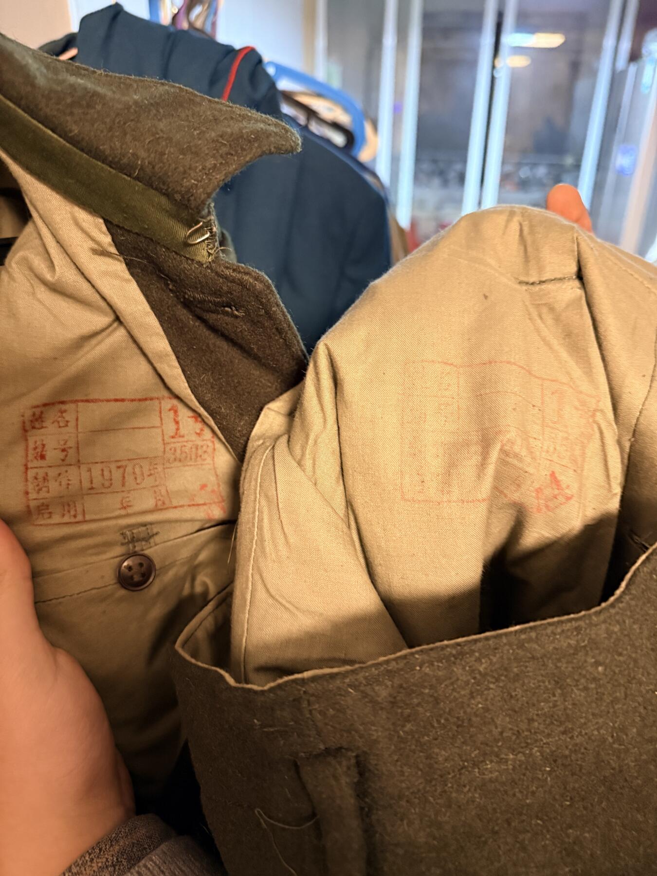 （450件拍品！制服徽章盛宴）罗岚⭐爱藏⭐年前甄选大拍场-店主清仓处理-分享拍场额外现金红包（实体经营） su-M65式陆船运麦尔登呢服 全新原套1号尺码  冬季完美出片  101、小王同款