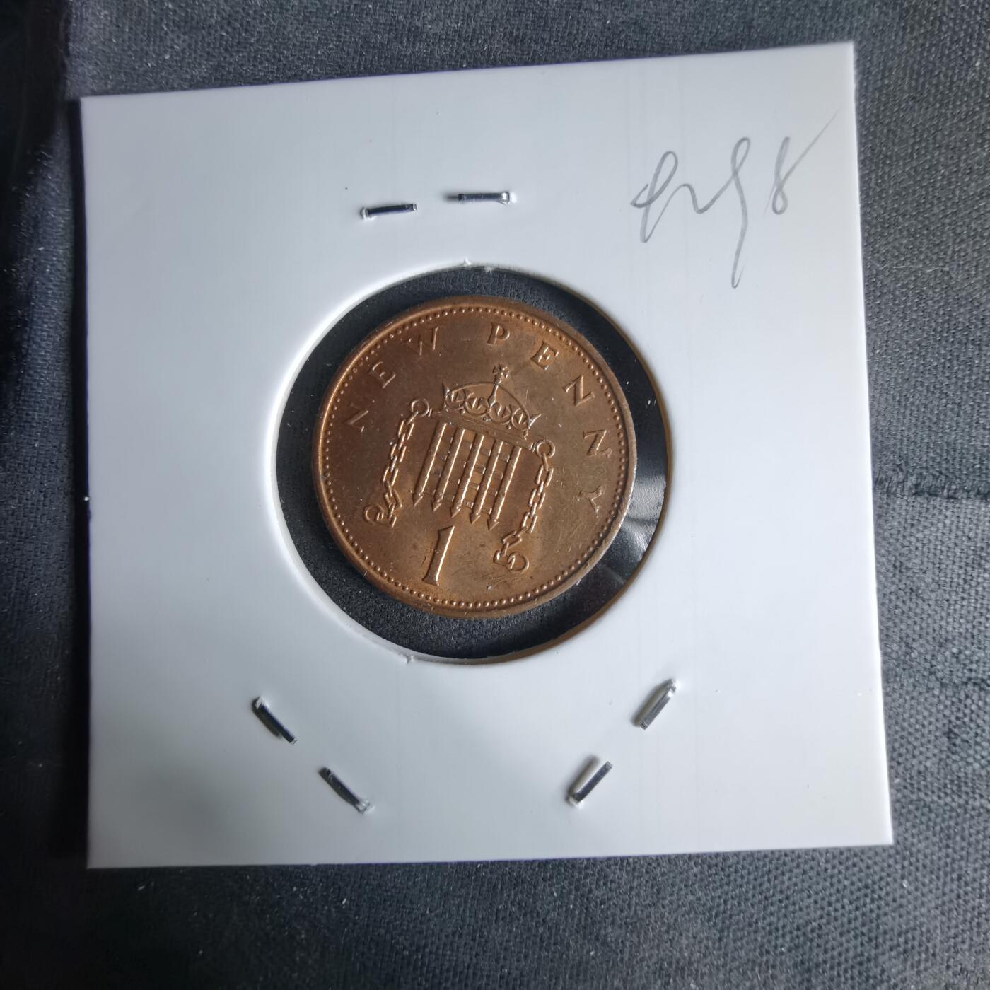 沼泽如烟--第992场 英国1981年1便士