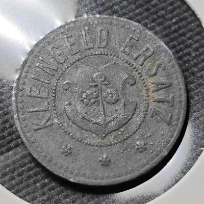 KK钱币收藏小铺  第397期 百期特怕（四拍之一） 2月预留时间 周末发货 - 1918 德紧魏森塞 10芬尼锌币