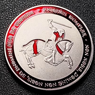 泉币菌-第191场- 迎春节专场 本场拍品多 请提前出价（本周五和之前拍的 2月14日发货） - 纪念品 马剑骑士纪念章 40×3mm