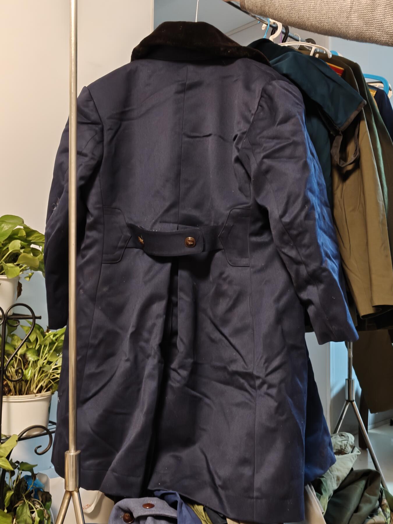 （450件拍品！制服徽章盛宴）罗岚⭐爱藏⭐年前甄选大拍场-店主清仓处理-分享拍场额外现金红包（实体经营） su-M55式海校官冬季常服全套（衣裤 大衣）南京某干休所老干部一家收得  180高体型适中者可穿】