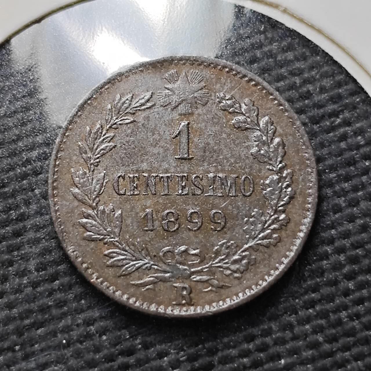 KK钱币收藏小铺  第397期 百期特怕（四拍之一） 2月预留时间 周末发货  1899意大利1分铜币
