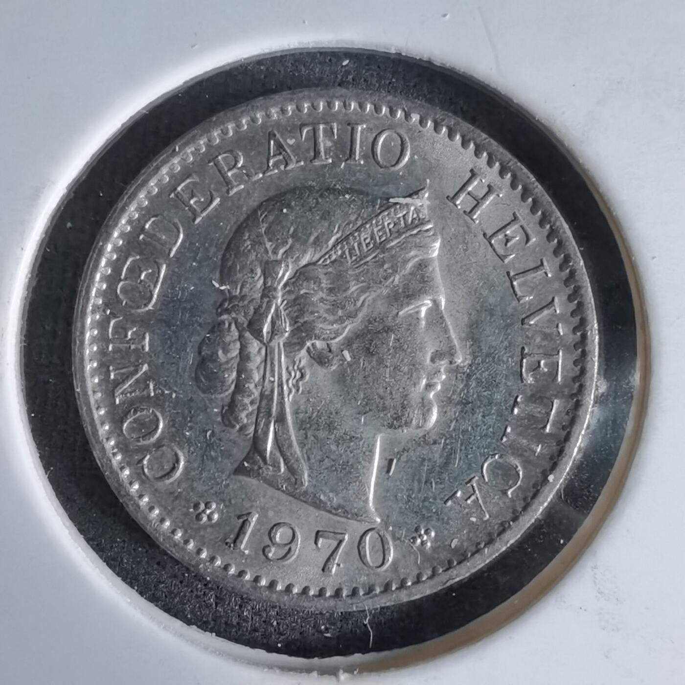 沼泽如烟--第992场 瑞士1970年五分